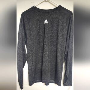 Adidas Black Long Sleeve Performance Tee